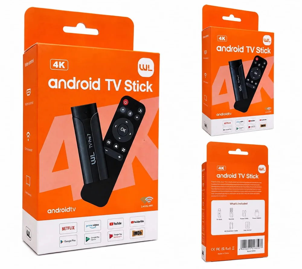 WL TVPRO 7 ANDROID 15.0 TV STICK 2GB/16GB