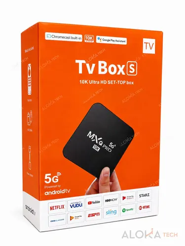MX Q PRO 5G TV BOX ANDROID 15 8GB/128GB