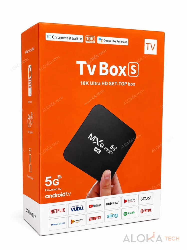 MX Q PRO 5G TV BOX ANDROID 15 8GB/128GB