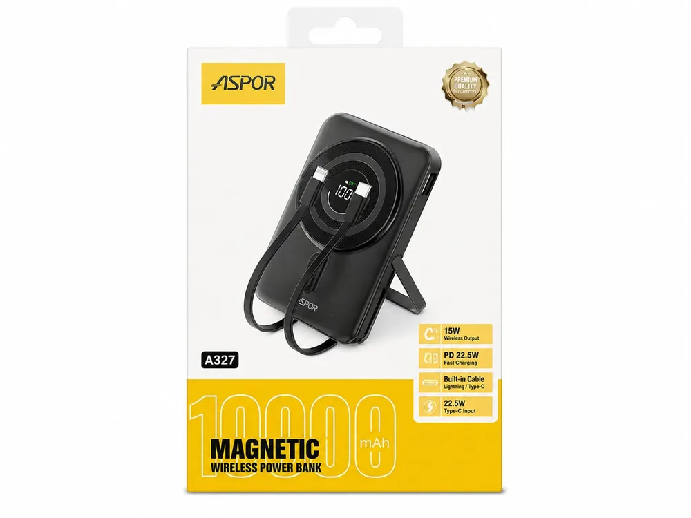 ASPOR A327 WIRELESS POWERBANK