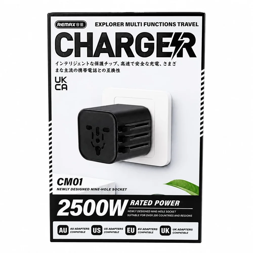 REMAX CM01 INYERNATIONAL ADAPTER